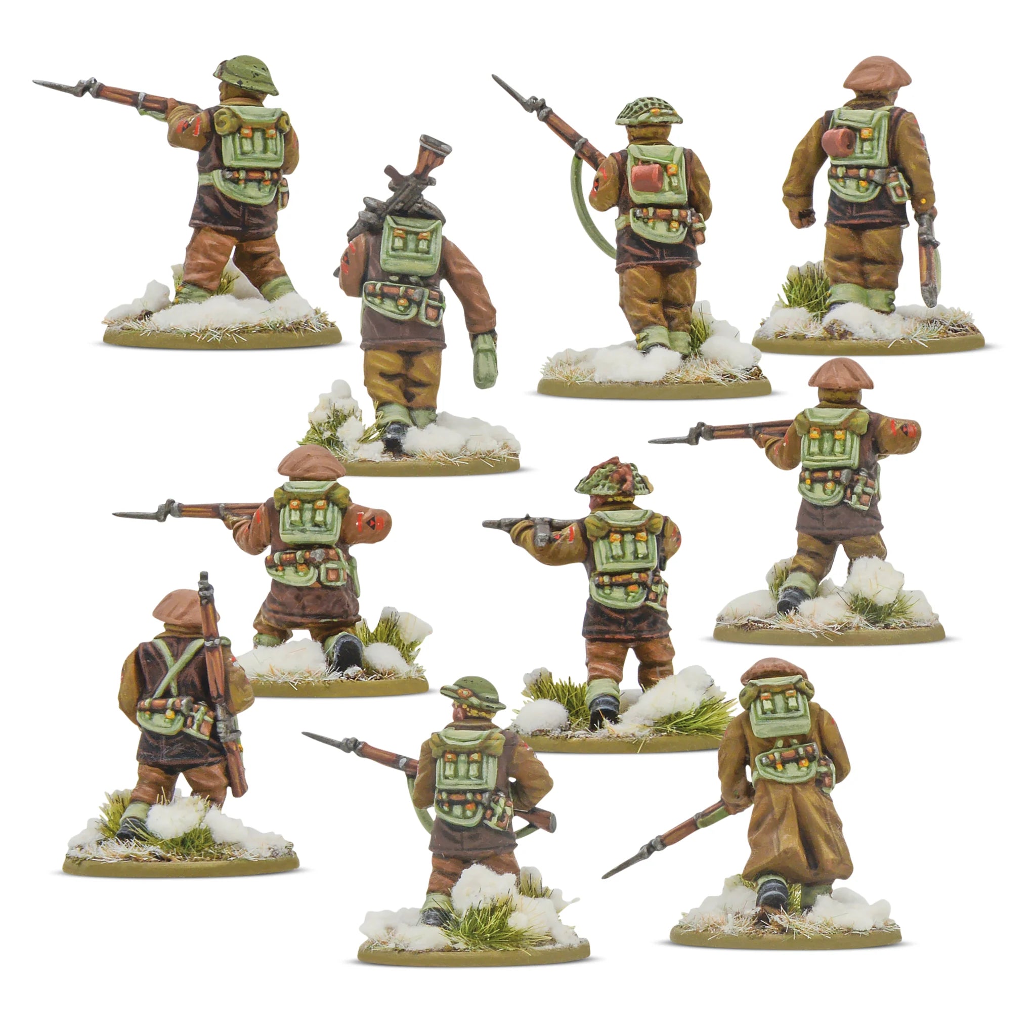 Bolt Action | Crossing the Rhine British and Canadian Infantry Winter | 28mm Plastic Starter