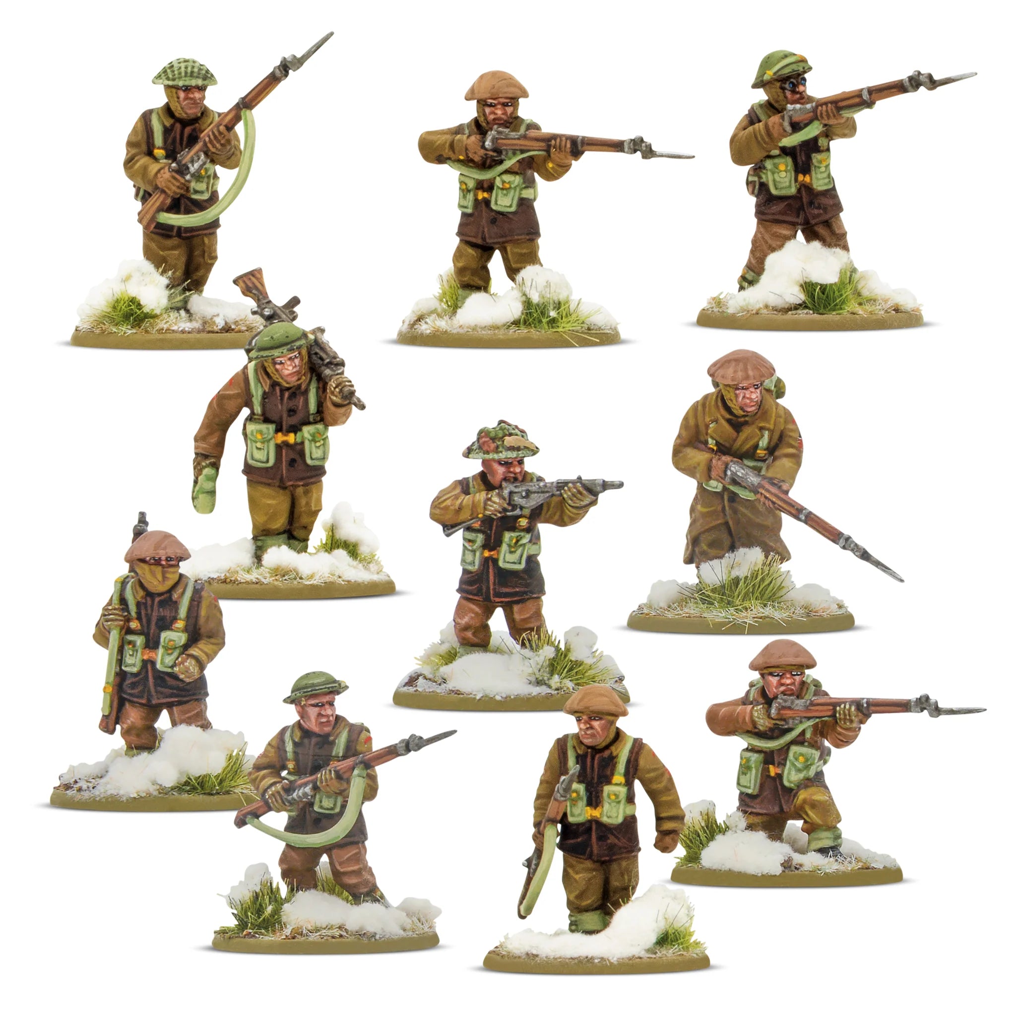 Bolt Action | Crossing the Rhine British and Canadian Infantry Winter | 28mm Plastic Starter