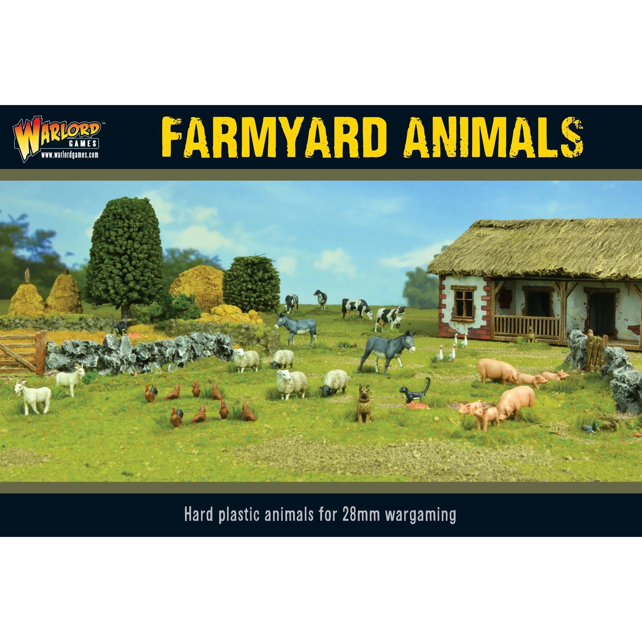 Bolt Action | Farmyard Animals | 28mm Plastic Terrain