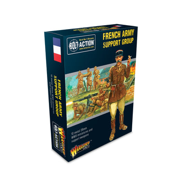 Bolt Action | French Army Support Group | 28mm Metal Unit | Warlord | Miniature Kingdoms