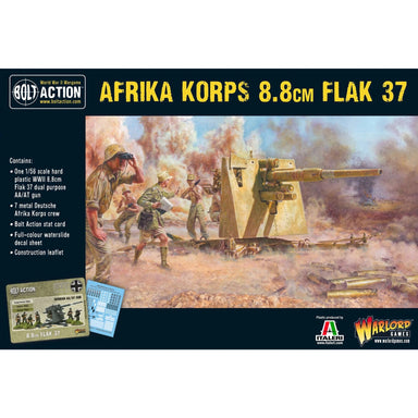 Bolt Action | German Afrika Korps 8.8cm Flak 37 | 28mm Plastic & Metal Unit