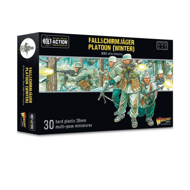 Bolt Action | German | Fallschirmjager Platoon Winter | 28mm Plastic Unit