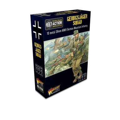 Bolt Action | German | Gebirgsjager | 28mm Metal Unit | Warlord | Miniature Kingdoms