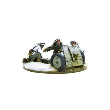 Bolt Action | German Heer 7.5 Leig 18 Light Artillery Winter | 28mm Metal Blister Pack