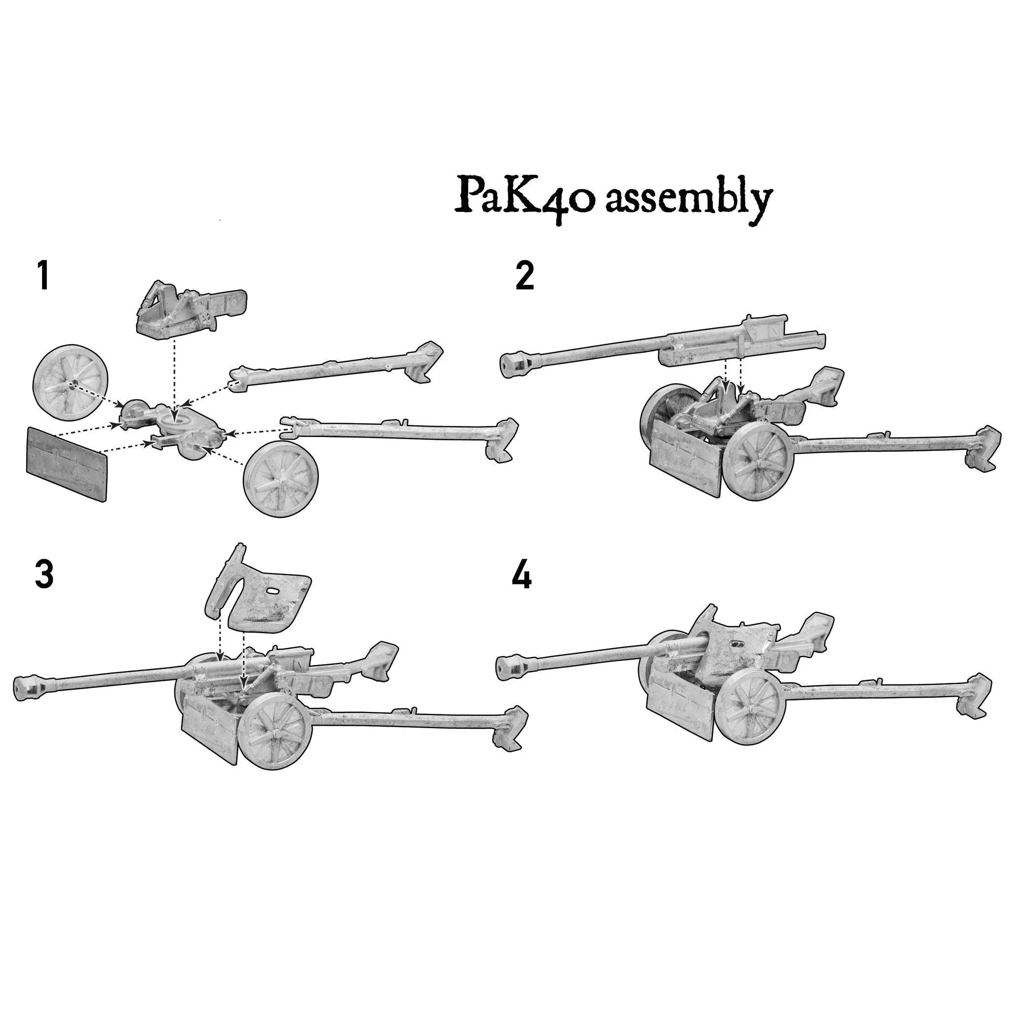 Bolt Action | German | Heer 75mm ATG Winter | 28mm Metal Blister Pack