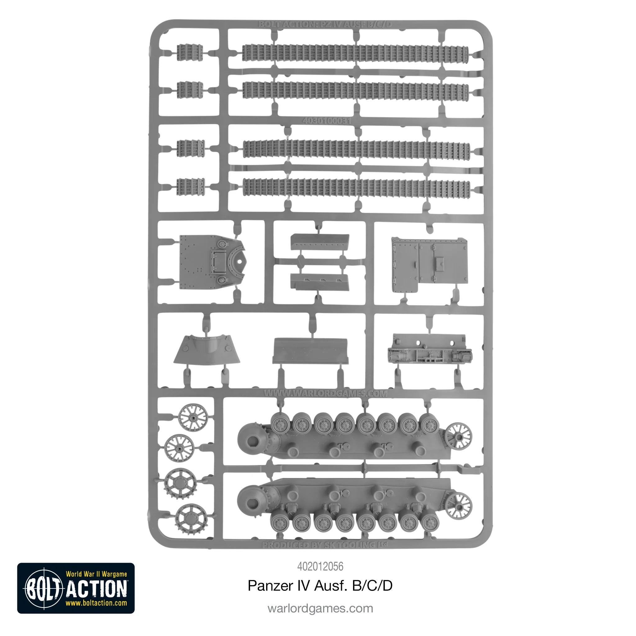 Bolt Action | German | Panzer IV Ausf. B/C/D | 28mm Plastic Vehicle