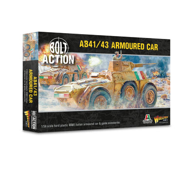 Bolt Action | Italian | Autoblinda AB41/43 | 28mm Plastic Vehicle