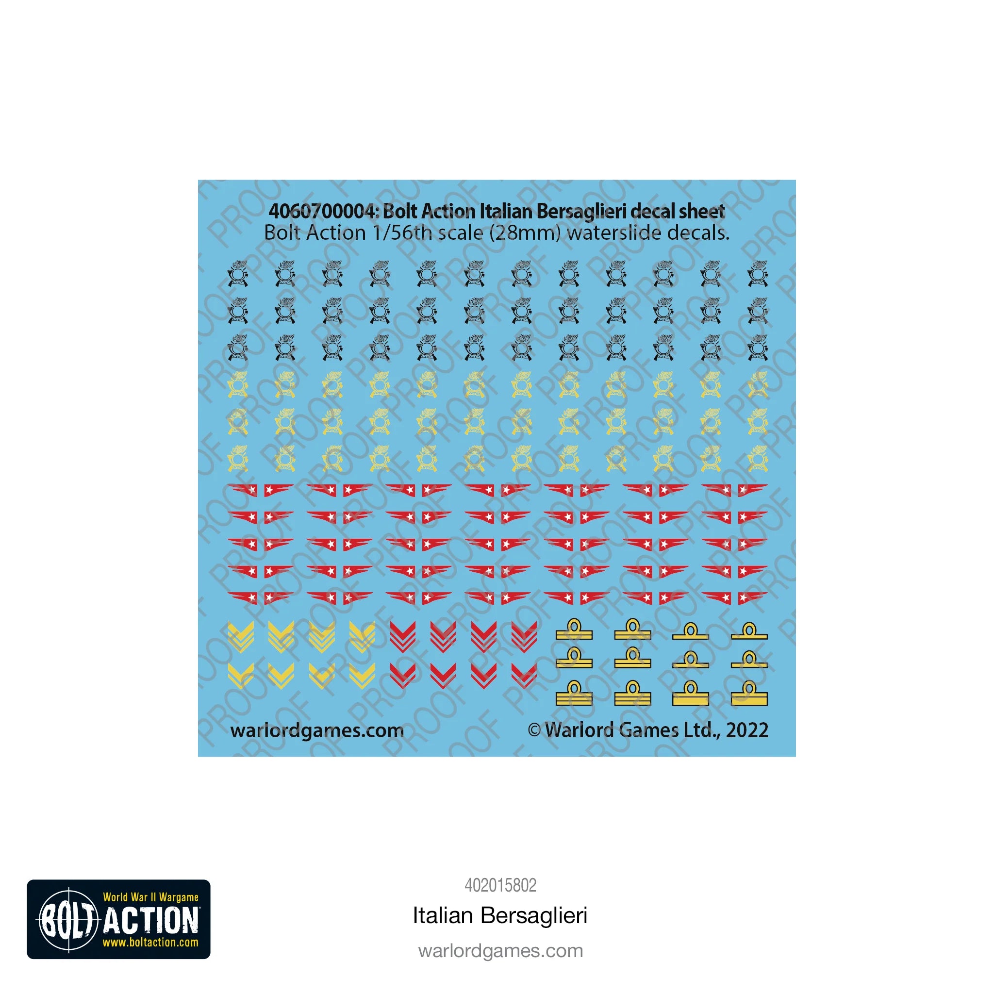 Bolt Action | Italian Bersaglieri | 28mm Plastic Unit