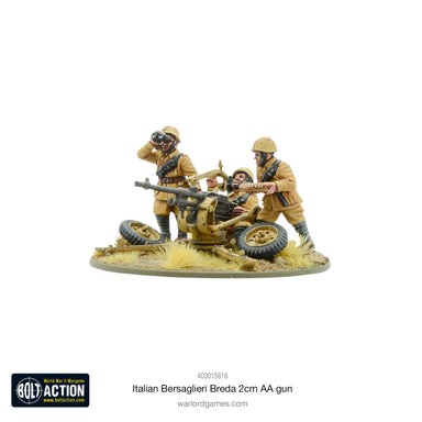 Bolt Action | Italian Bersaglieri | Breda 2cm AA Gun | 28mm Metal Blister Pack