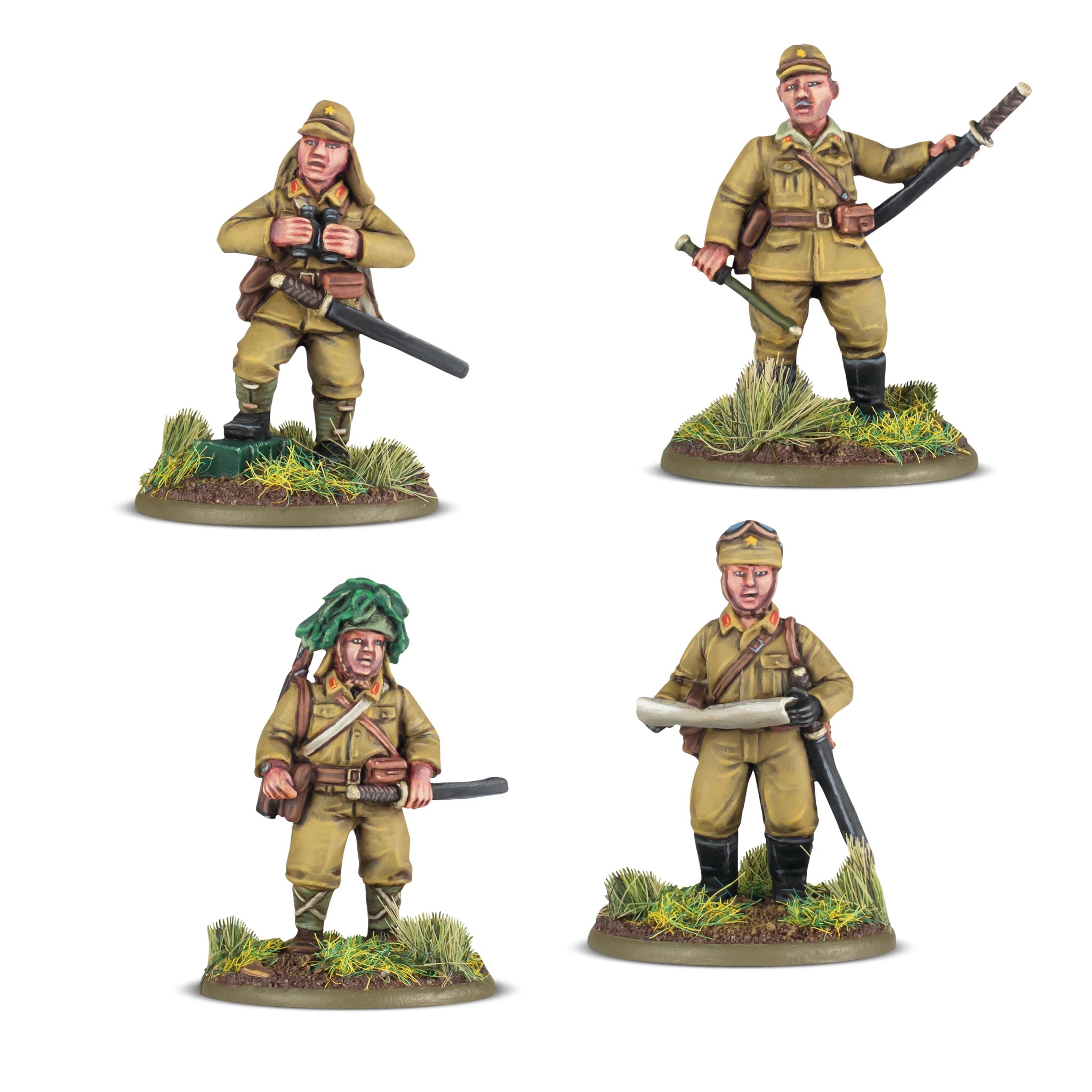 Bolt Action | Japanese Platoon Commanders | 28mm Resin Blister Pack