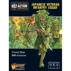 Bolt Action | Japanese Veteran Infantry Squad | 28mm Metal Unit