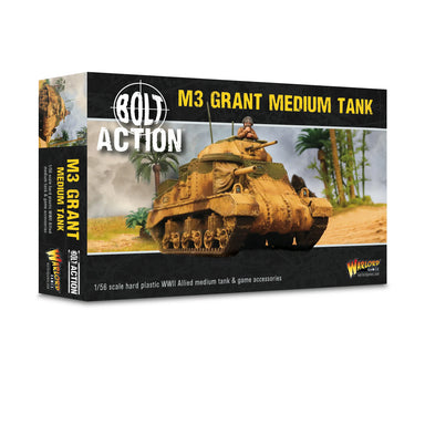 Bolt Action | M3 Grant Medium Tank | 28mm Plastic Vehicle