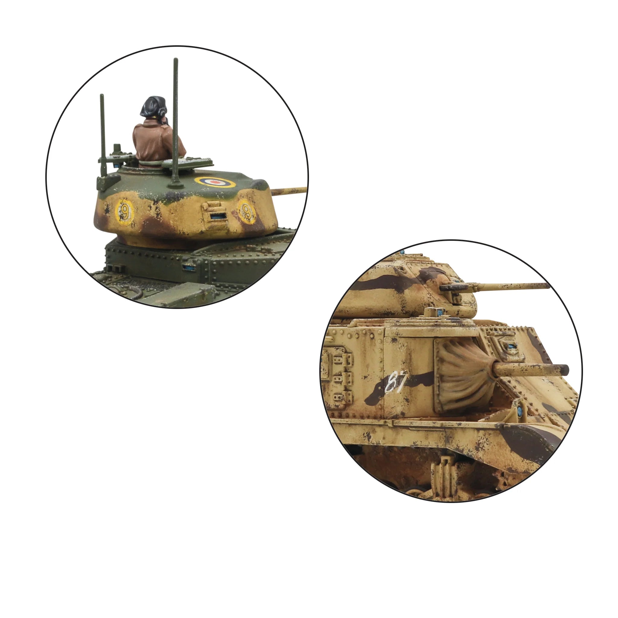 Bolt Action | M3 Grant Medium Tank | 28mm Plastic Vehicle