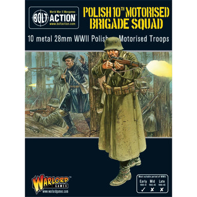 Bolt Action | Polish | Polish Motorised Brigade Support | 28mm Metal Small Box | Warlord | Miniature Kingdoms