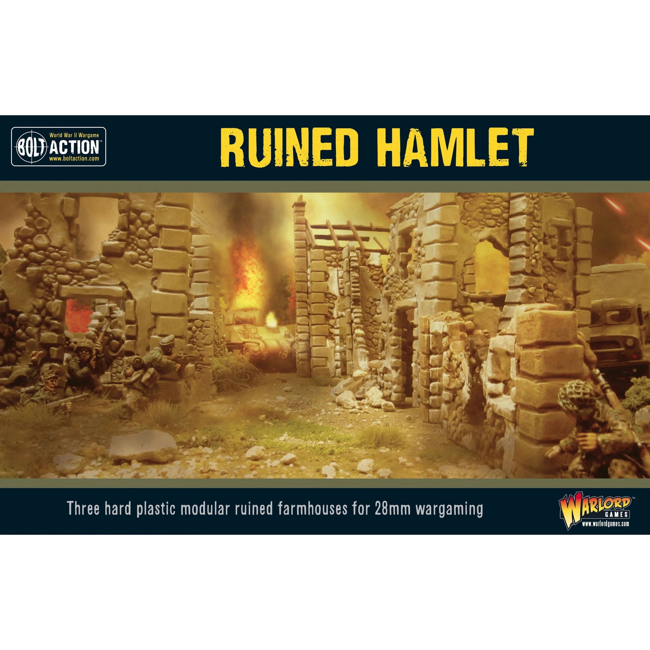 Bolt Action | Ruined Hamlet | 28mm Plastic Terrain