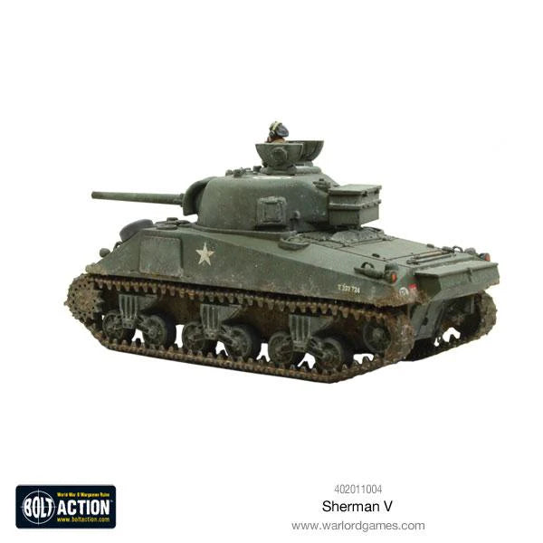 Bolt Action | Sherman V Tank | 28mm Plastic Vehicle