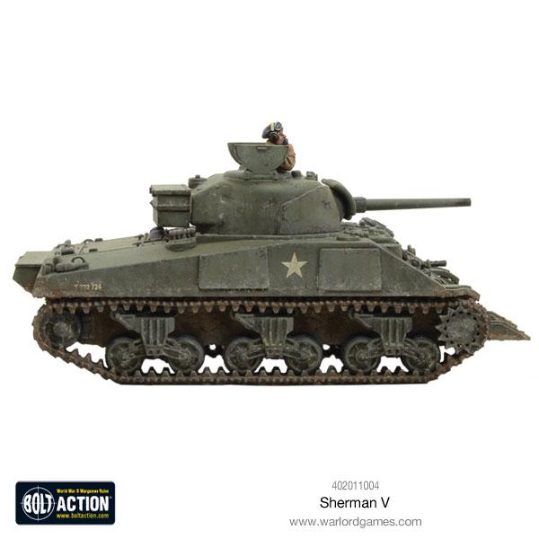Bolt Action | Sherman V Tank | 28mm Plastic Vehicle