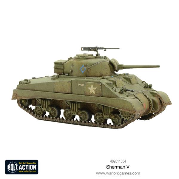 Bolt Action | Sherman V Tank | 28mm Plastic Vehicle
