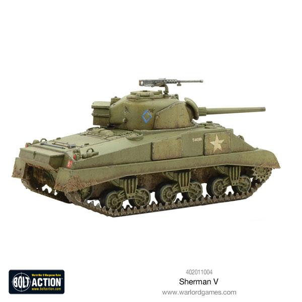 Bolt Action | Sherman V Tank | 28mm Plastic Vehicle