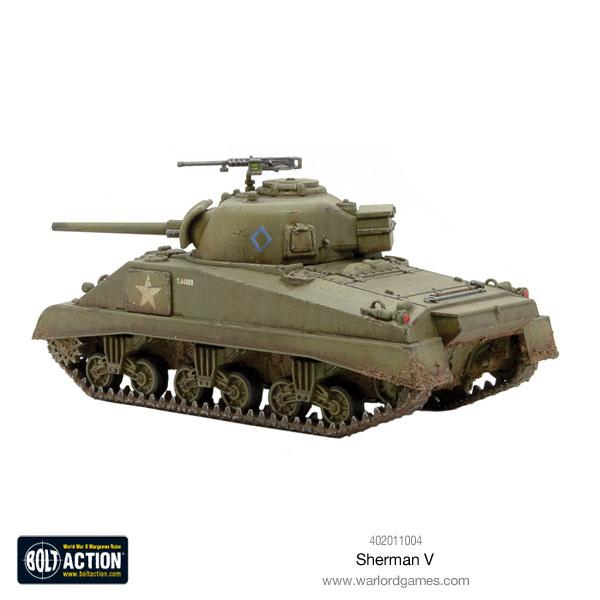 Bolt Action | Sherman V Tank | 28mm Plastic Vehicle