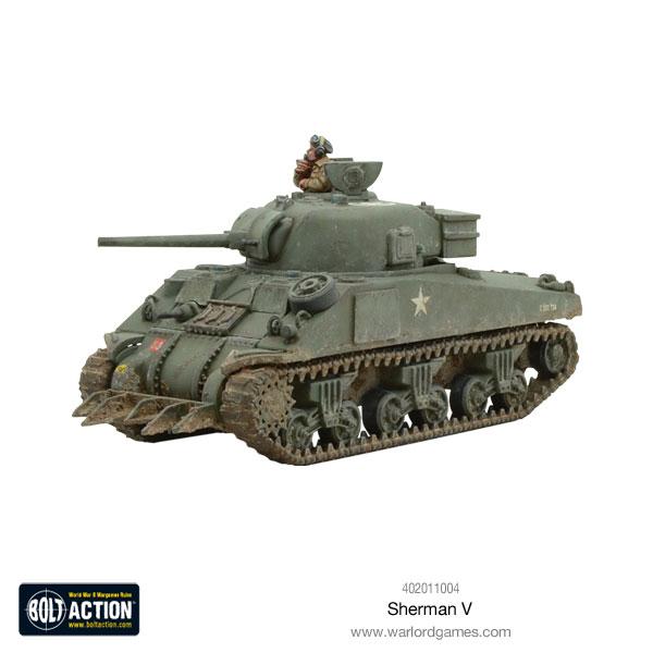 Bolt Action | Sherman V Tank | 28mm Plastic Vehicle