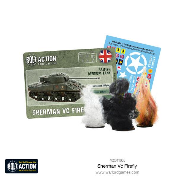 Bolt Action | Sherman VC Firefly Tank | 28mm Plastic Vehicle