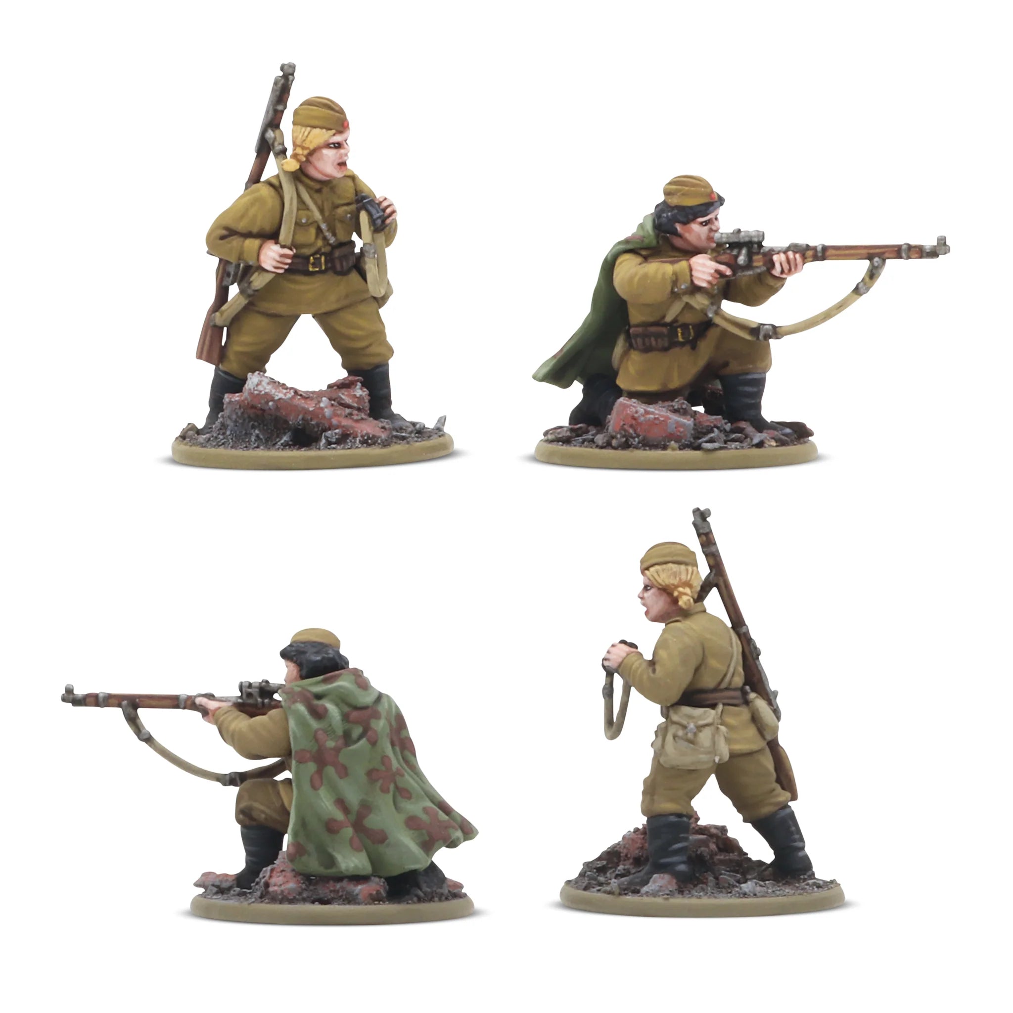 Bolt Action | Soviet Army Infantry Platoon | 28mm Plastic Unit