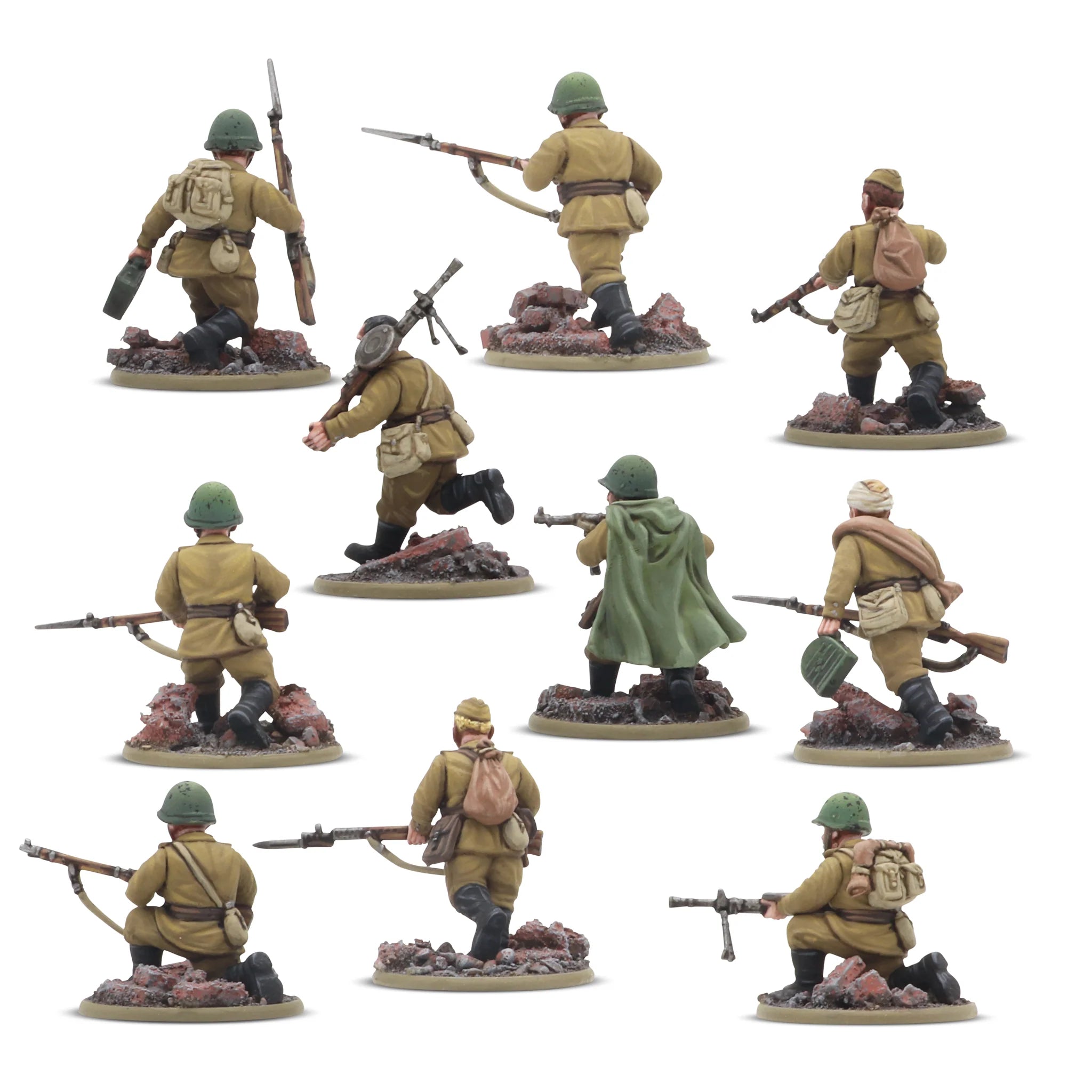 Bolt Action | Soviet Army Infantry Platoon | 28mm Plastic Unit