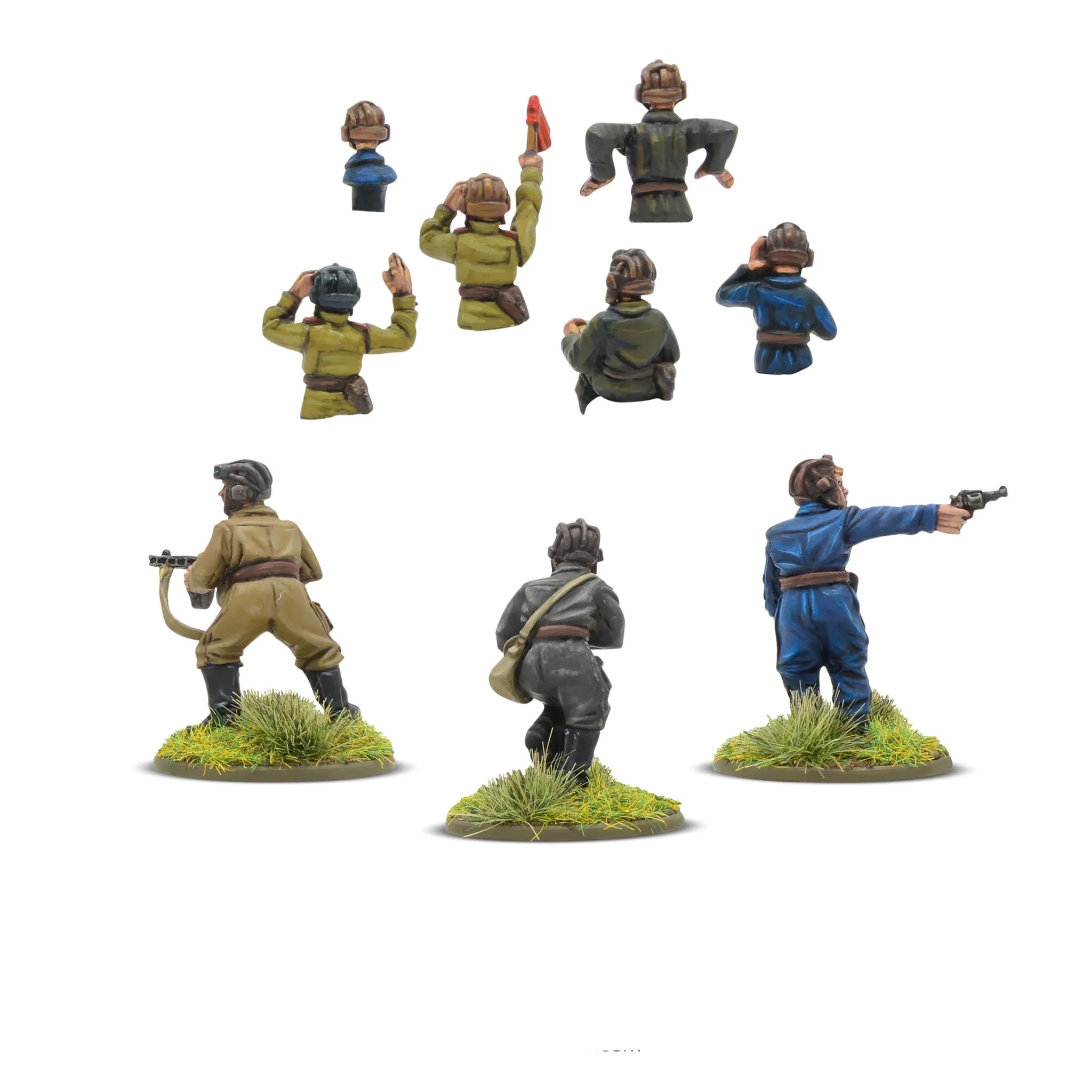 Bolt Action | Soviet Army Tank Crew | 28mm Metal Resin Pack