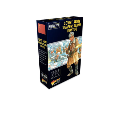 Bolt Action | Soviet Army Weapons Teams Winter | 28mm Resin Small Box