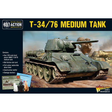 Bolt Action | Soviet | T-34 / 76 Tank | 28mm Plastic Vehicle