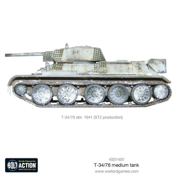Bolt Action | Soviet | T-34 / 76 Tank | 28mm Plastic Vehicle