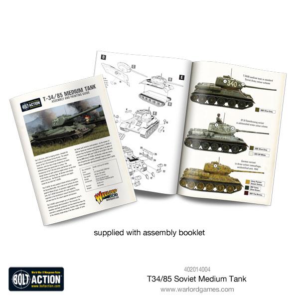 Bolt Action | Soviet | T-34 / 85 Tank | 28mm Plastic Vehicle