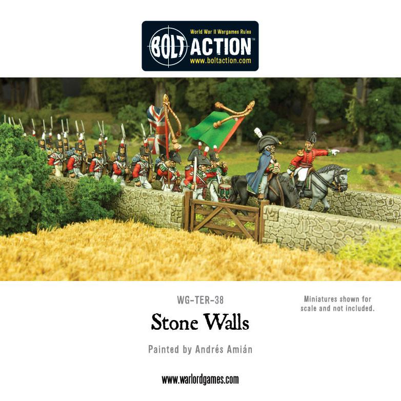 Bolt Action | Stone Walls | 28mm Plastic Terrain