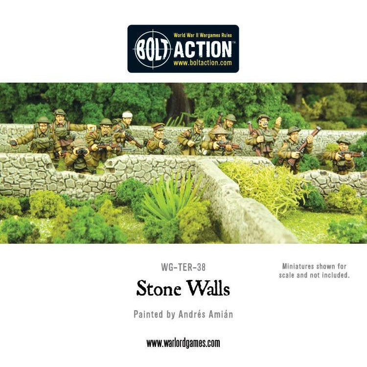 Bolt Action | Stone Walls | 28mm Plastic Terrain
