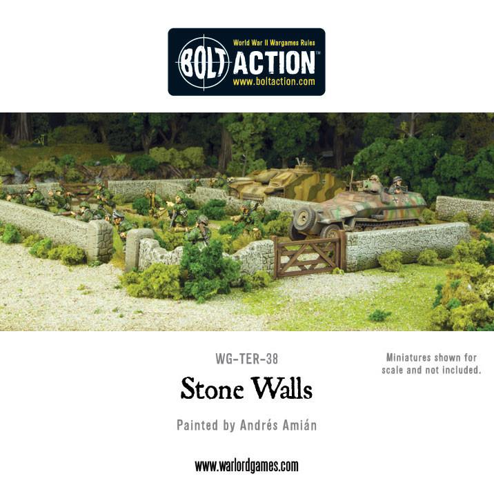 Bolt Action | Stone Walls | 28mm Plastic Terrain
