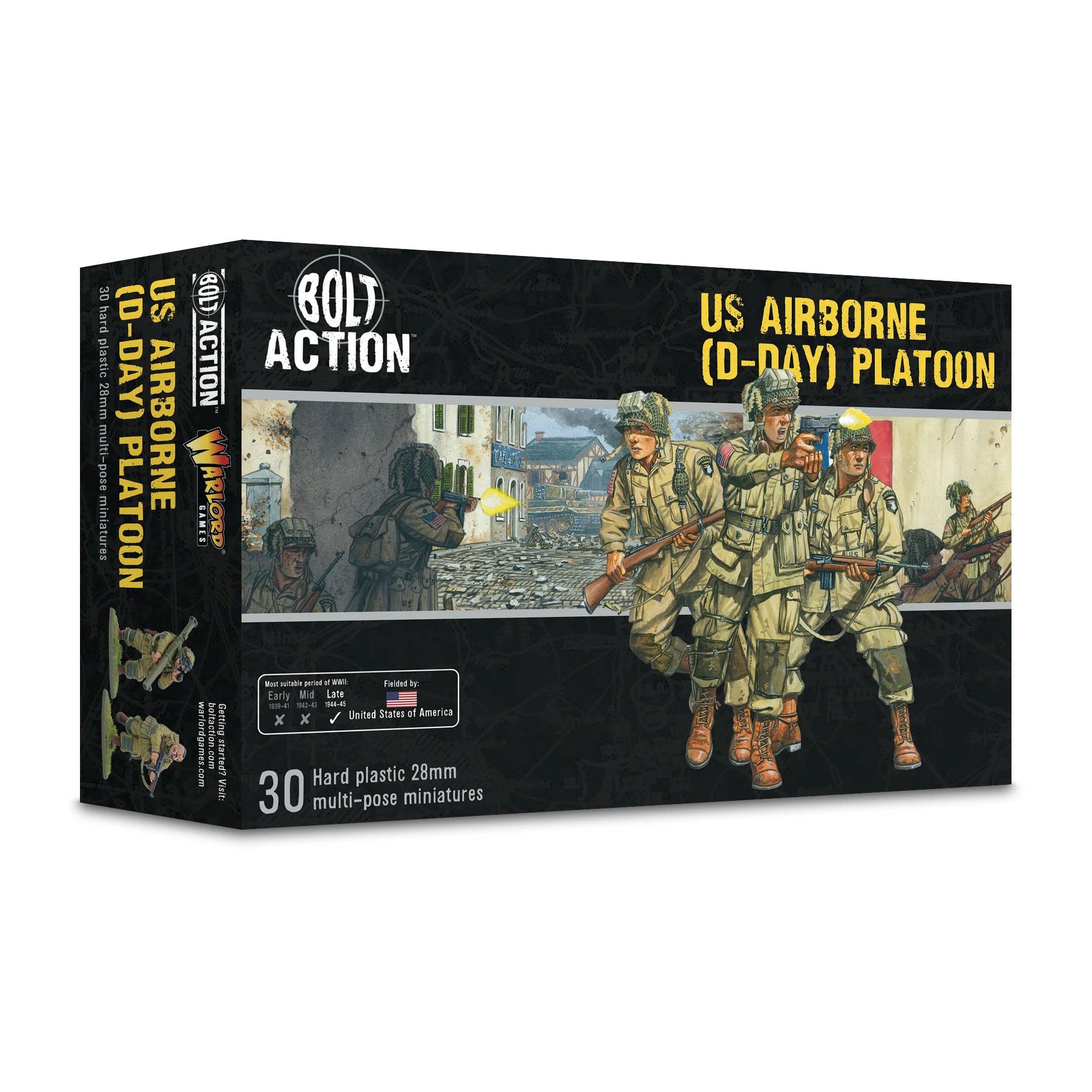 Bolt Action | US Airborne D-Day Platoon | 28mm Plastic Unit