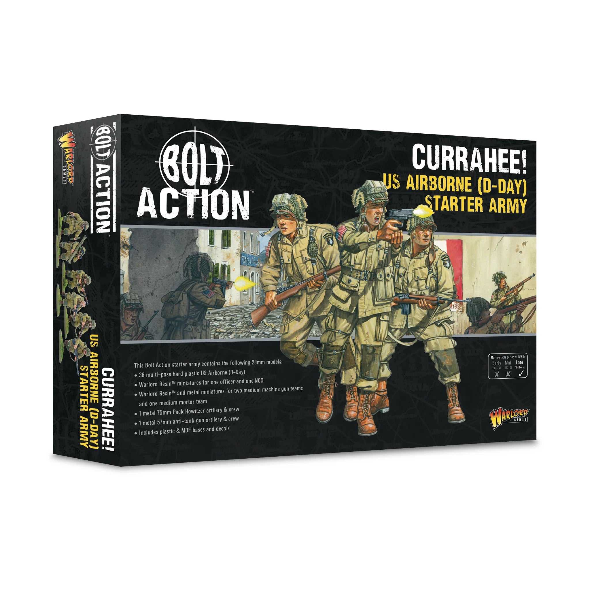 Bolt Action | US Currahee! US Airborne D-Day Starter Army | 28mm Plastic Starter