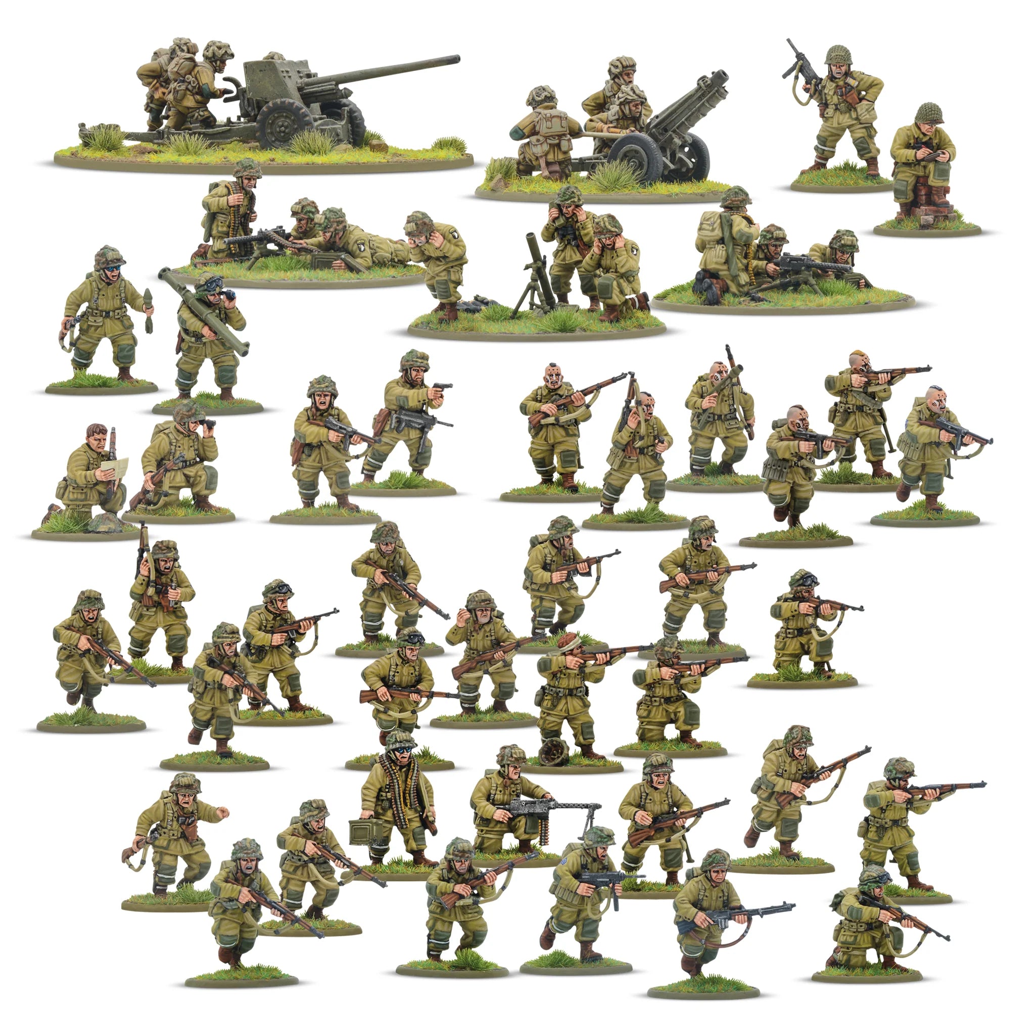 Bolt Action | US Currahee! US Airborne D-Day Starter Army | 28mm Plastic Starter