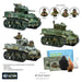Bolt Action | USA M5 Stuart Light Tank Platoon 3 Tanks | 28mm Plastic Platoon