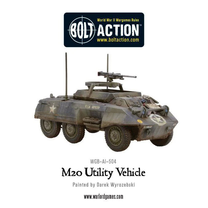 Bolt Action | USA | M8/M20 Scout Car | 28mm Plastic Vehicle
