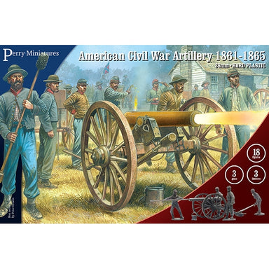 Perry Miniatures | ACW American Civil War Artillery 1861-1865 | 28mm Plastic Unit | North Star Games | Miniature Kingdoms