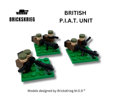Brickskrieg | British | PIAT Unit | 1/100 Scale Blocks Bag Pack