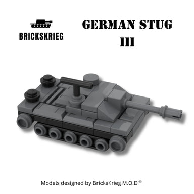 Brickskrieg | German | Stug III | 1/100 Scale Blocks Model