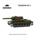 Brickskrieg | Russian | KV-1 | 1/100 Scale Blocks Model