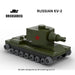Brickskrieg | Russian | KV-2 | 1/100 Scale Blocks Model