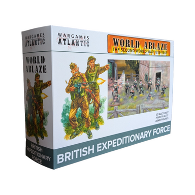 Worlds Ablaze | British Expeditionary Force | Plastic Unit | Wargames Atlantic | Miniature Kingdoms