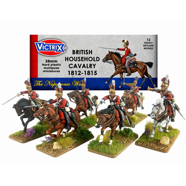 Victrix | Napoleonic British Household Cavalry 1812-1815 | 28mm Plastic Unit | North Star Games | Miniature Kingdoms