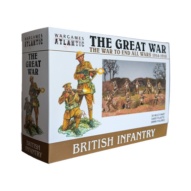 The Great War | British Infantry 1916-1918 | Plastic Unit | Wargames Atlantic | Miniature Kingdoms