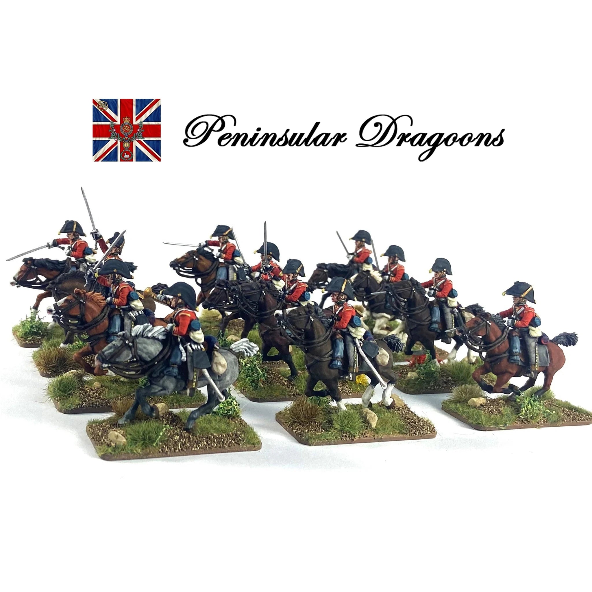 Victrix | Napoleonic British Heavy Dragoons Peninsular War | 28mm Plastic Unit | North Star Games | Miniature Kingdoms